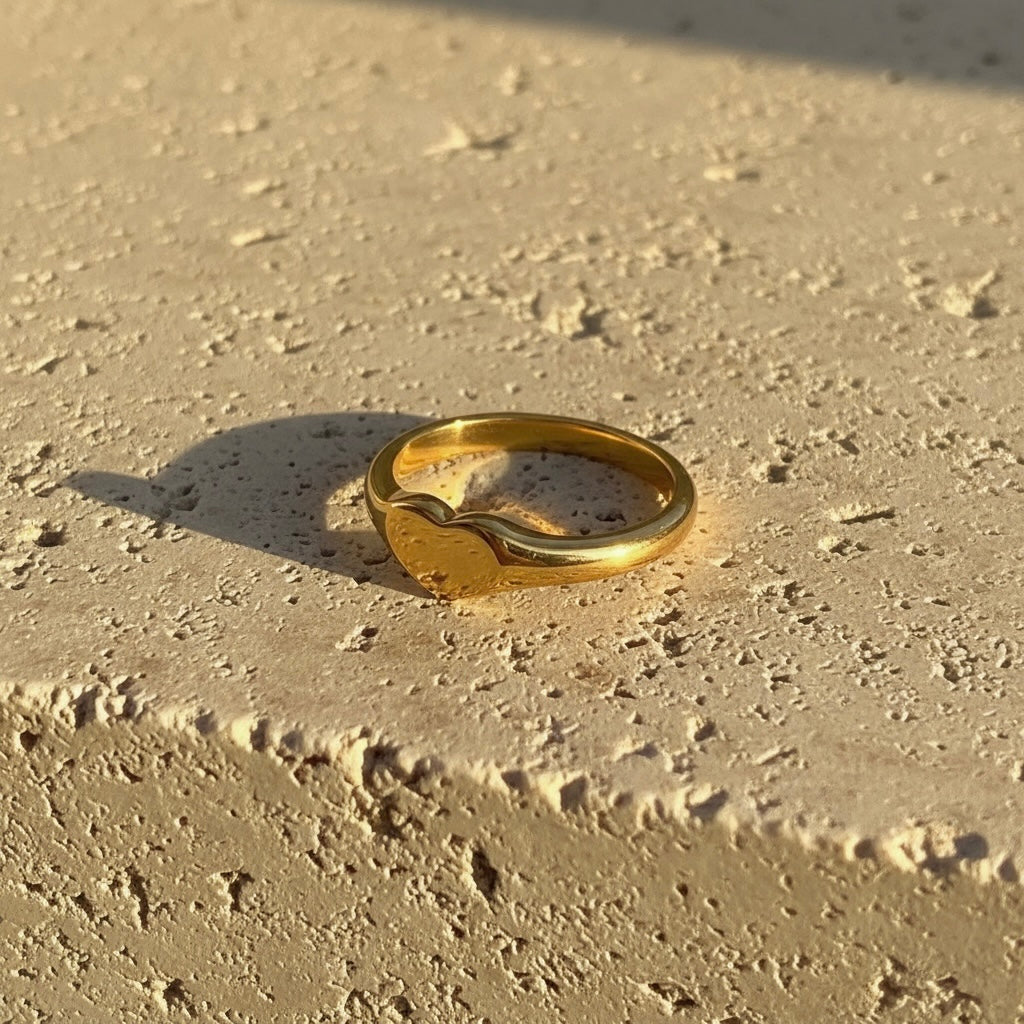 Minimalist Heart Ring