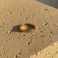 Double Band Chevron Ring