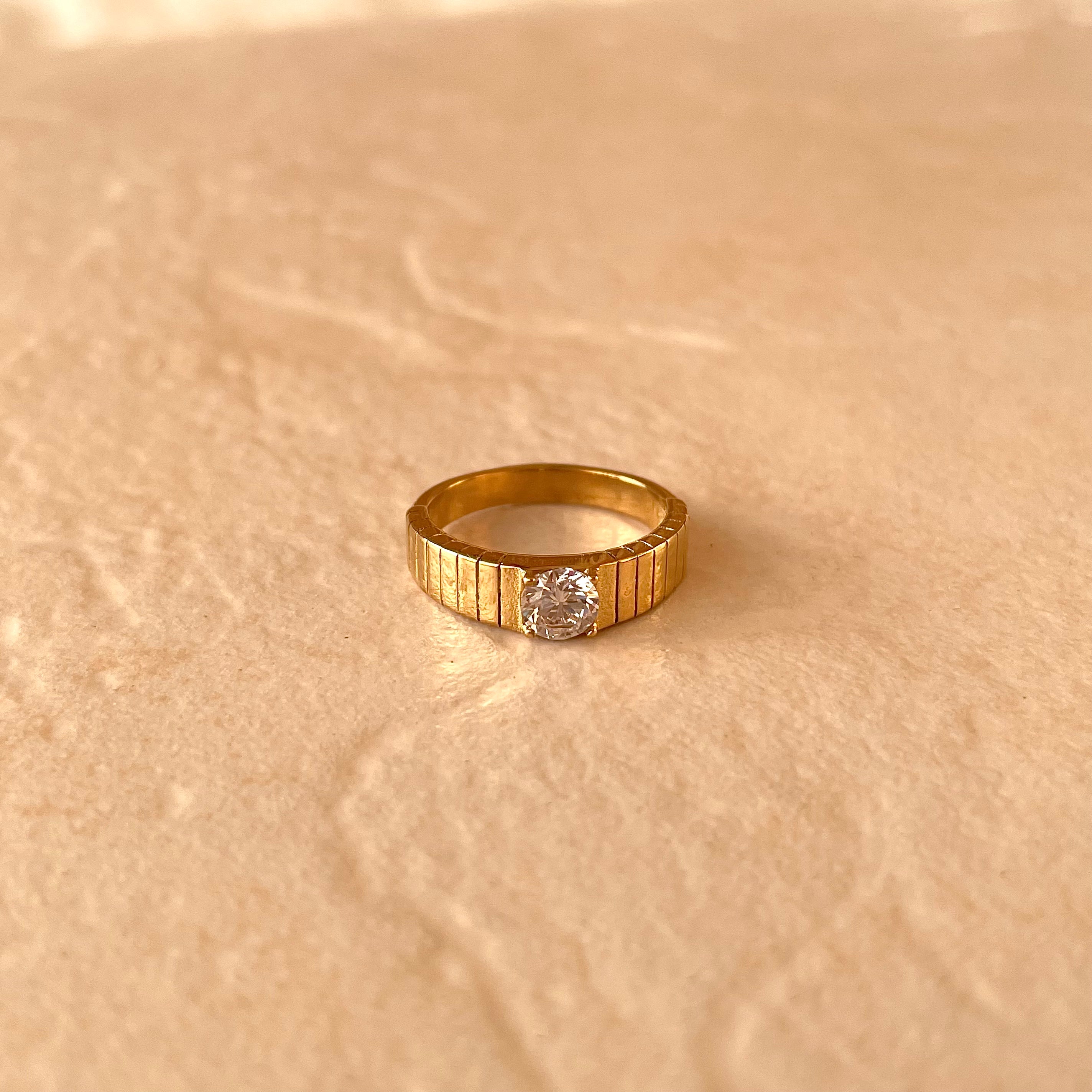 CZ Band Ring