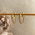 Chain Hoop Earrings