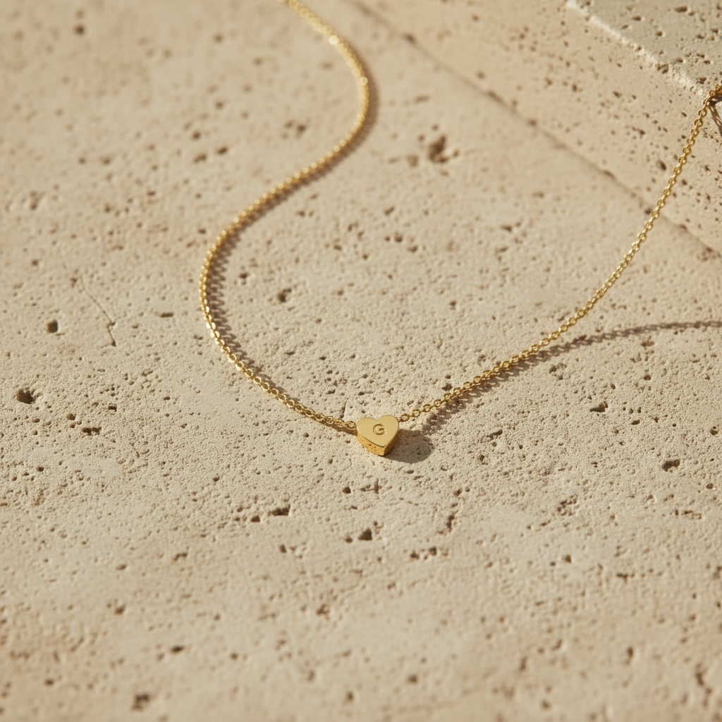 Initials Letter Necklace